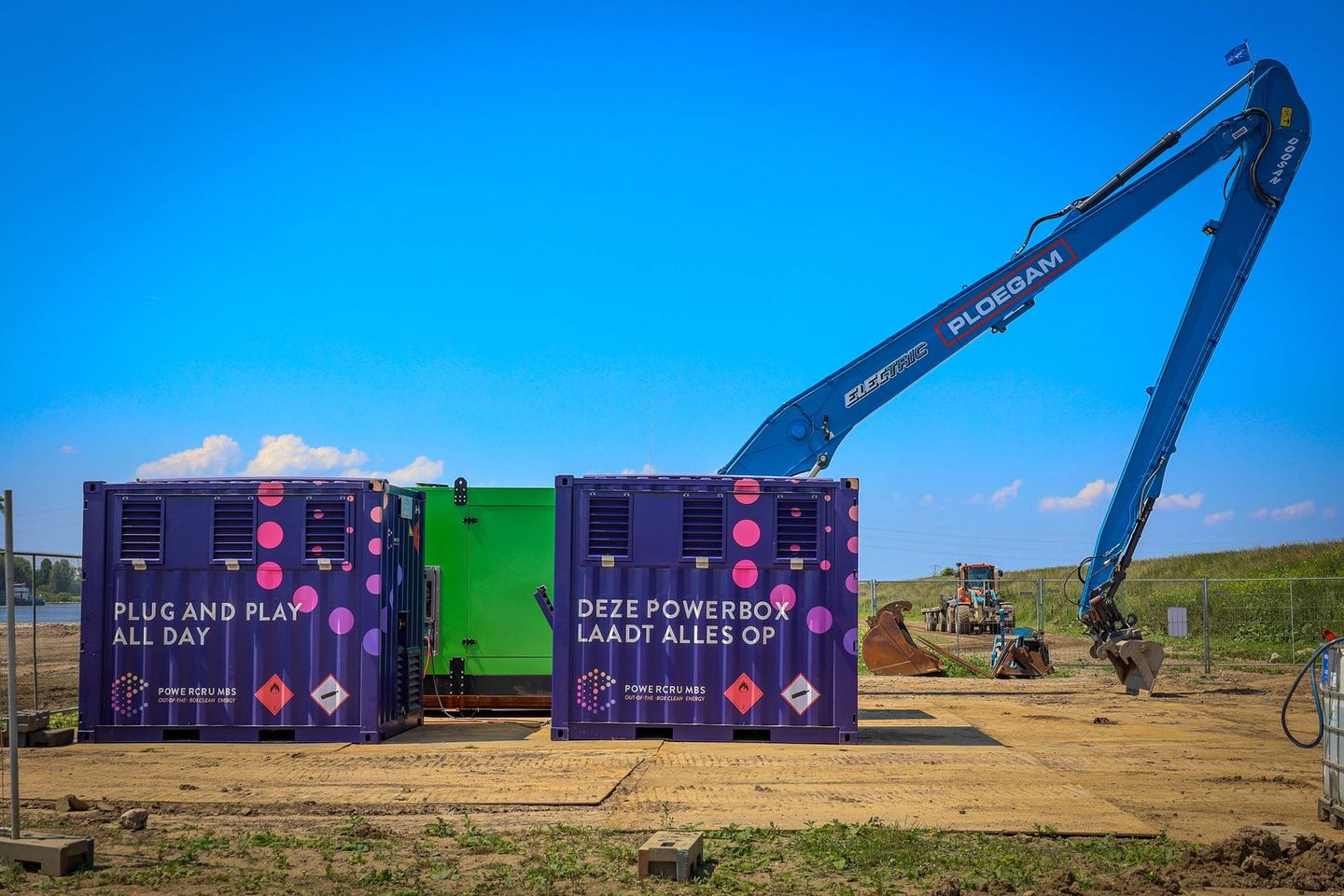 Pannerdensch Kanaal: Krib- en oeververlaging met elektrisch materieel